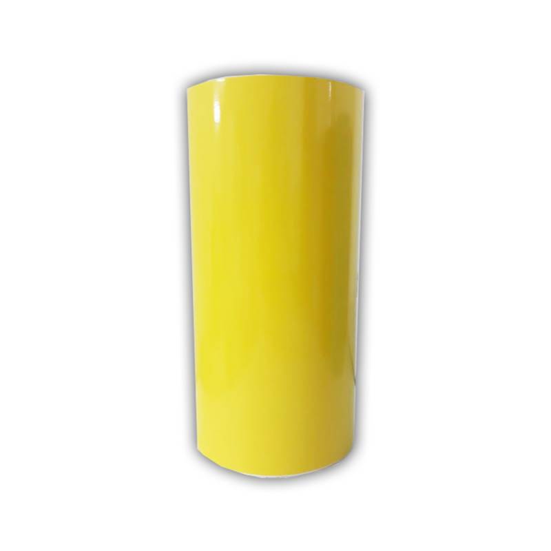 Vinilo Decorativo Autoadhesivo Brillante Rollo de 30cm de ancho por metro lineal - Color: Amarillo Limn