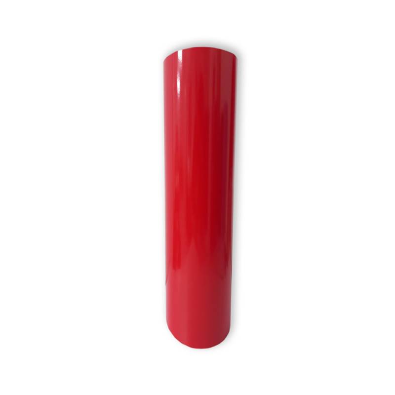 Vinilo Decorativo Autoadhesivo Brillante Rollo de 61cm de ancho por metro lineal - Color: Rojo Tomate
