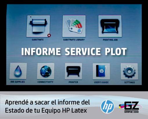 SERVICE PLOT - Saca el informe del Estado de tu Equipo HP Latex