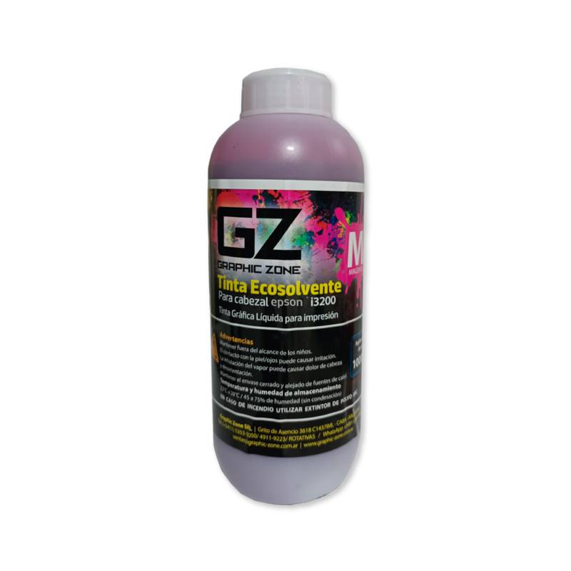 GZ Eco Solvente 1Lt Magenta 3 años