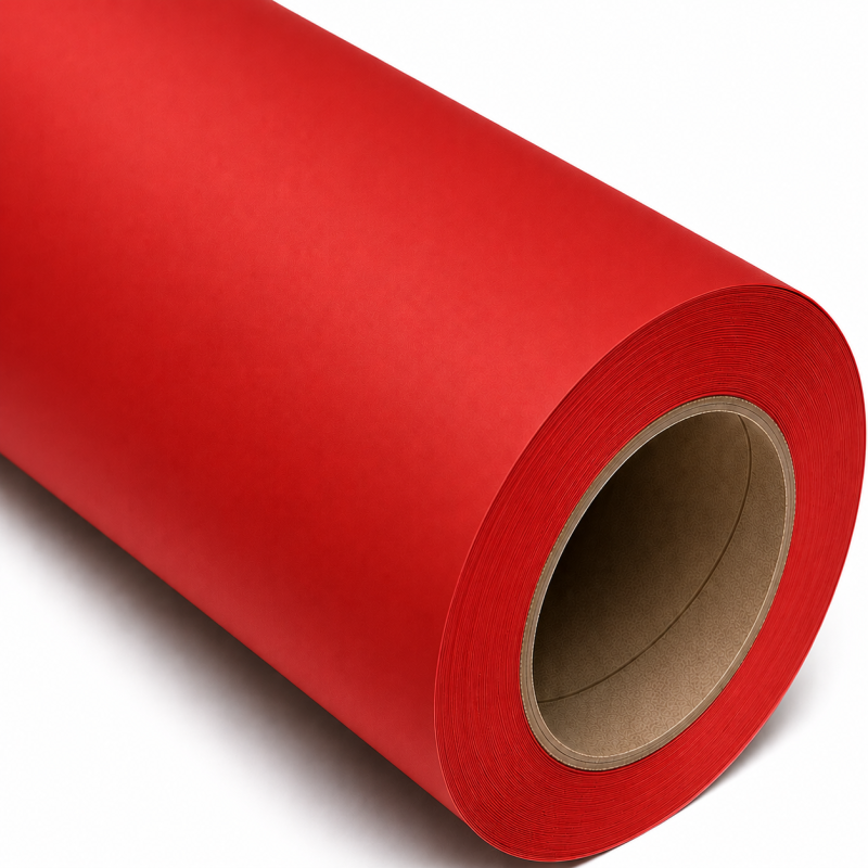 Rollo Vinilo de Corte Mate 61 cm x 50 mts ROJO