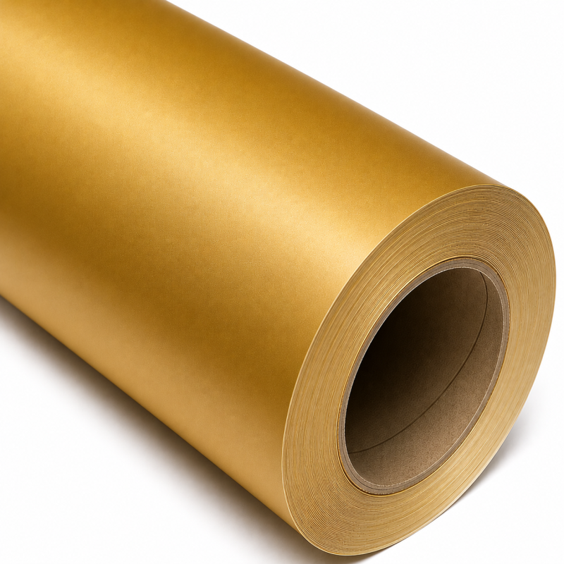Vinilo de Corte 3y Mate 61 cm x 50 mts DORADO