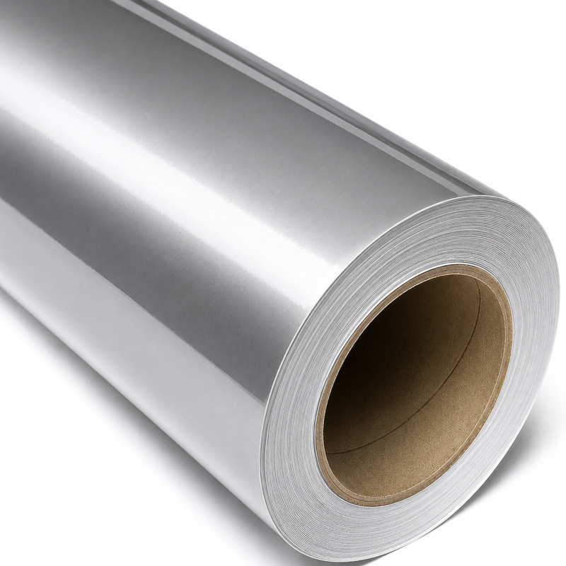 Vinilo de Corte 3y Brillante 122cm x 50 mts PLATEADO