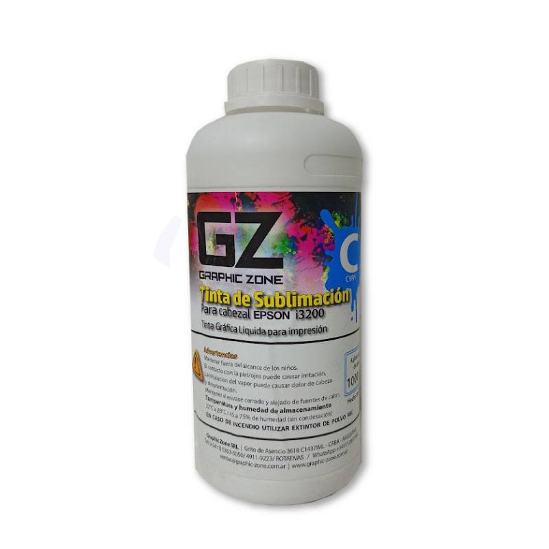 GZ Sublimacion Cyan 1Lt