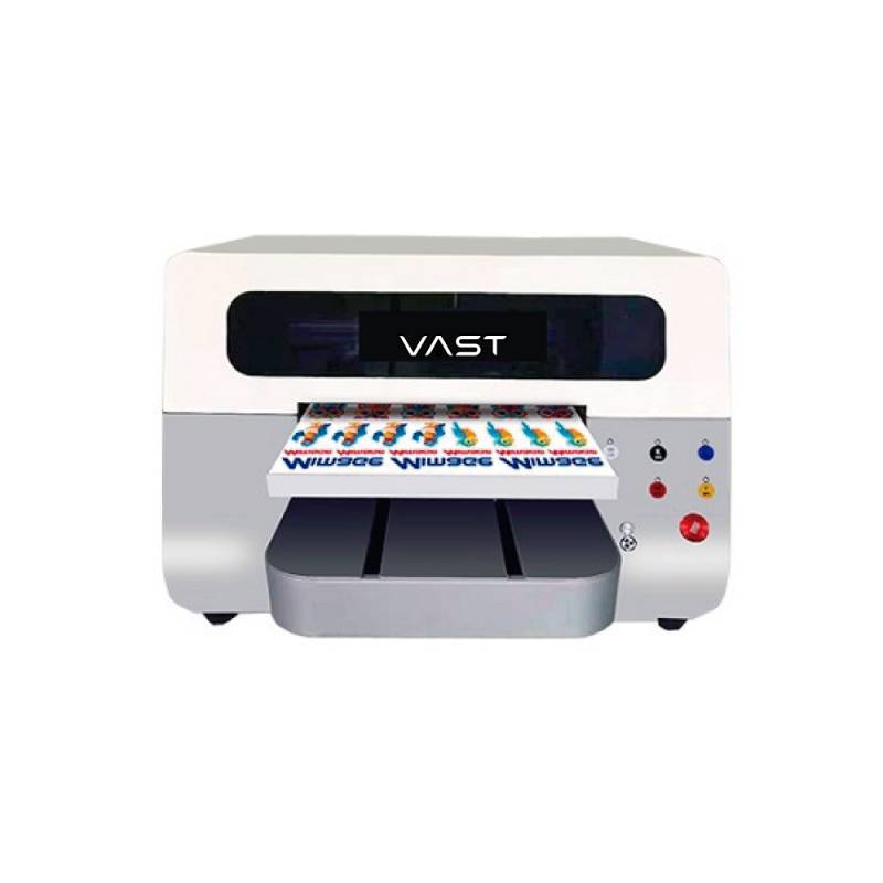 Impresora VAST UV A3 (30x42cm) con 2 Cabezales i1600 con Soft y dispositivo de rotacion