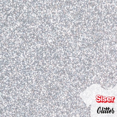 Siser Glitter Plateado 50cm x ml