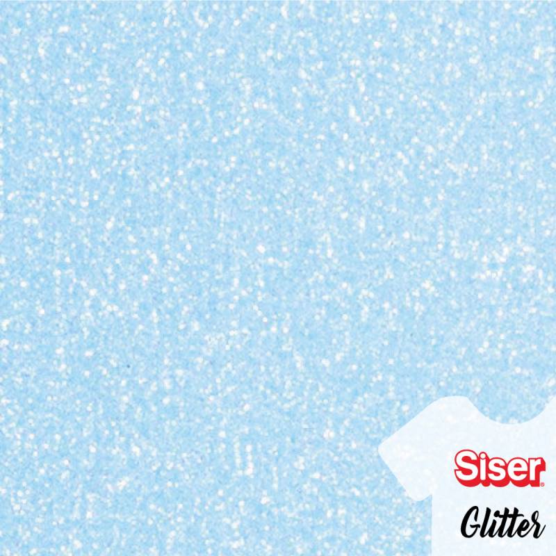 Siser Glitter  Azul Neon 50cm x ml