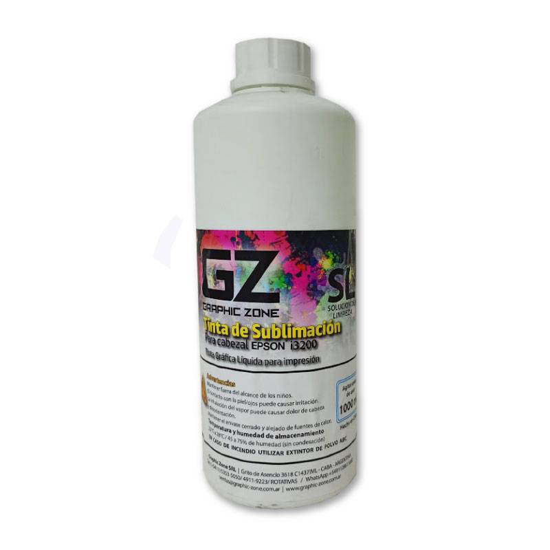 GZ Sublimacion Solucion de Limpieza 1Lt
