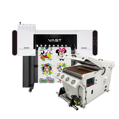 Impresora VAST DTF Textile 120cm con 5 u 8 Cabezales i3200 con Soft y Filtro de Aire Industrial