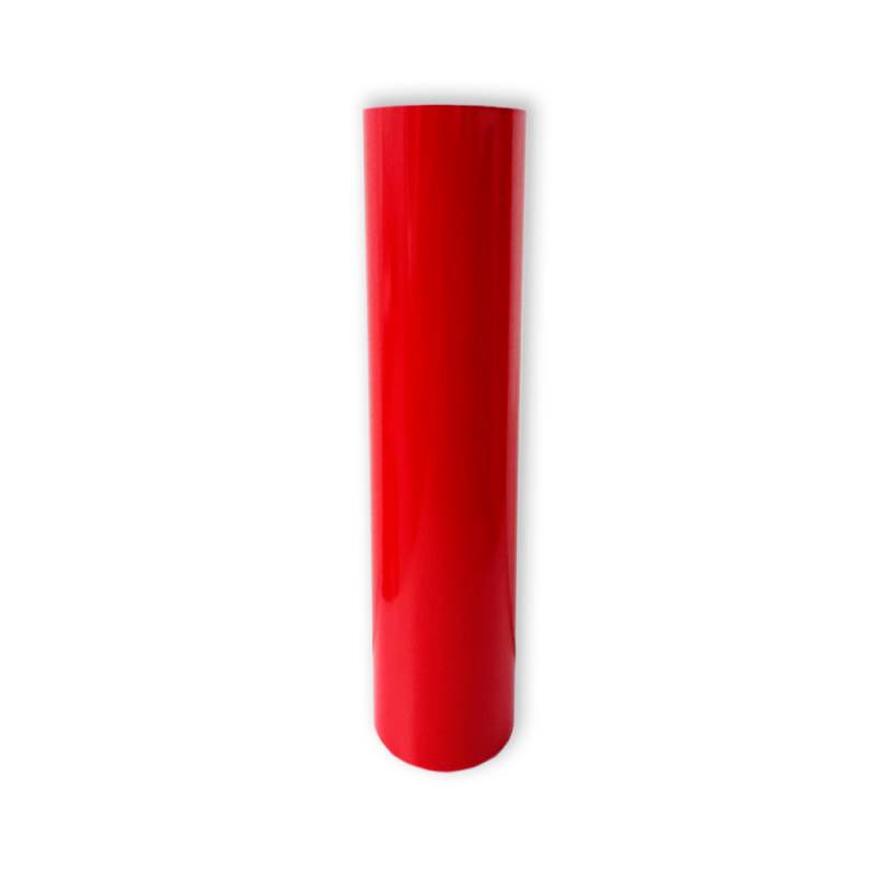 Vinilo Decorativo Autoadhesivo Brillante Rollo de 122 cm de ancho por metro lineal - Color: Rojo Cardinal