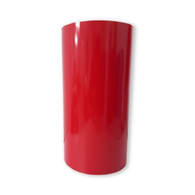Vinilo Decorativo Autoadhesivo Brillante Rollo de 30cm de ancho por metro lineal - Color: Rojo Tomate