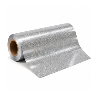 UV TEXTIL Purpurina Plata 61cm x 25 mts TPU